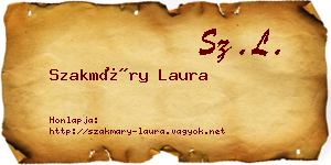 Szakmáry Laura névjegykártya